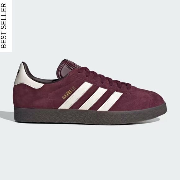adidas Shoes - NWT Adidas Gazelle Sneakers Maroon Size Men 5.5/Women 6.5